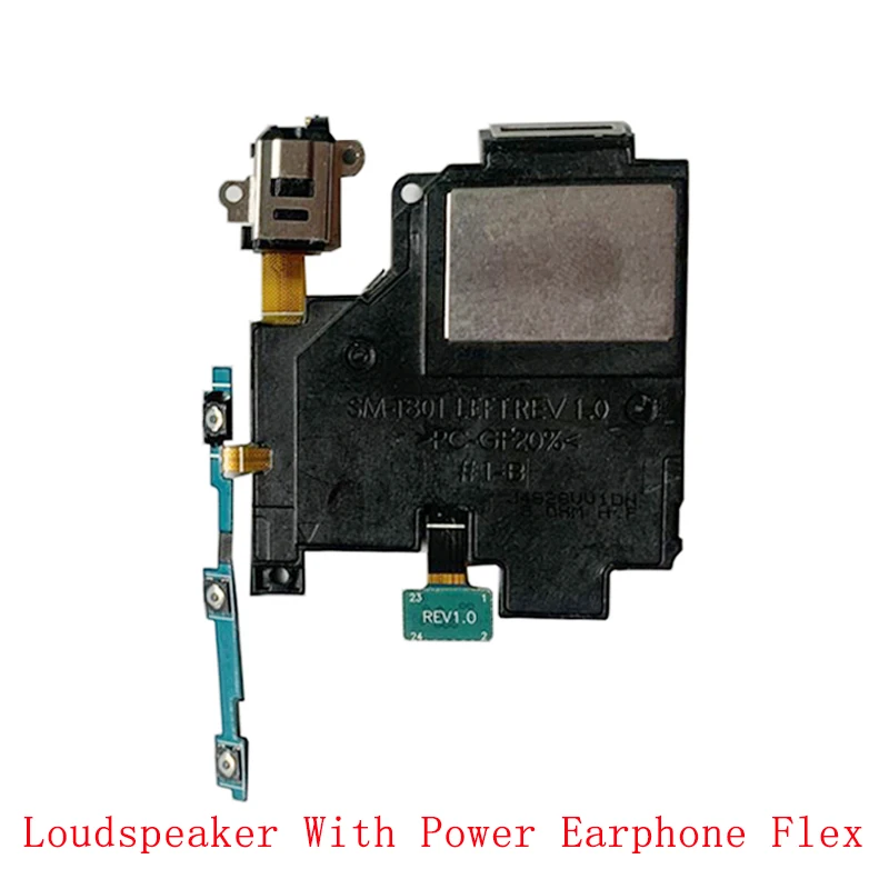 LoudSpeaker Buzzer Ringer Loudspeaker Flex Cable For Samsung Tab S10.5 T800 T805 with Vibrator Power Volume Earphone Flex Cable