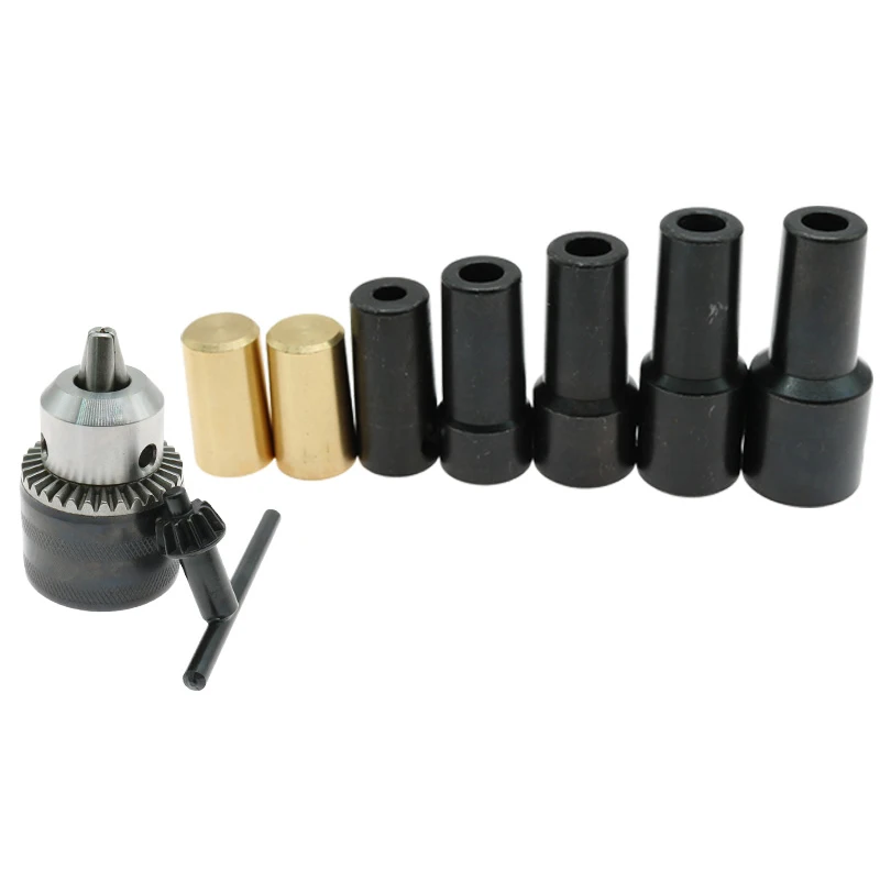 1PCS 5mm/6mm/6.35mm/8mm/10mm/11mm/12mm/14mm Motor Shaft Coupler Sleeve Coupling B16 Drill Chuck Taper Connecting Rod