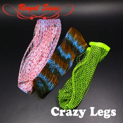 Royal Sissi 2pcs total 400strands grizzly elastic silicone rubber legs saltwater flies charlies dells crabs fly tying materials