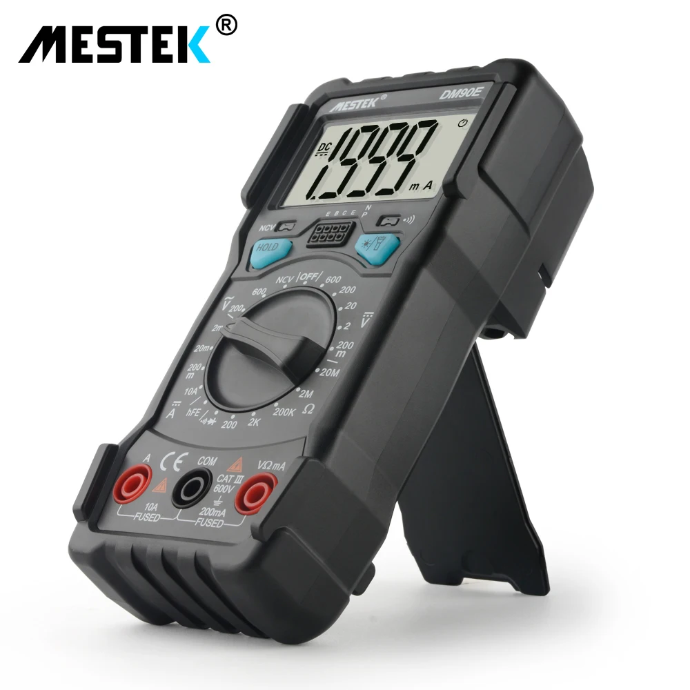 Digital Multimeter 6000 Counts High Speed Auto Range Tester Intelligent NCV True RMS Temperature Universal Multimetro 90E