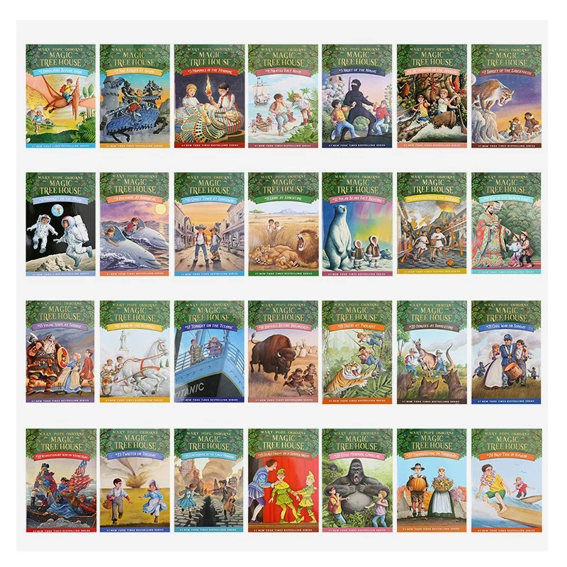 28 Books/Set Magic Tree House 1-28 English Reading Books Children's English Chapter Bridge Book