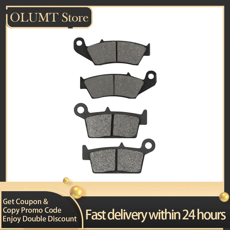 Motorcycle Brake Pads Front Rear Kit For HONDA CR125R CR250R CR500R XR250R XR250L XR400R XR600R XR650L XR650R CR230L XR600 CR230