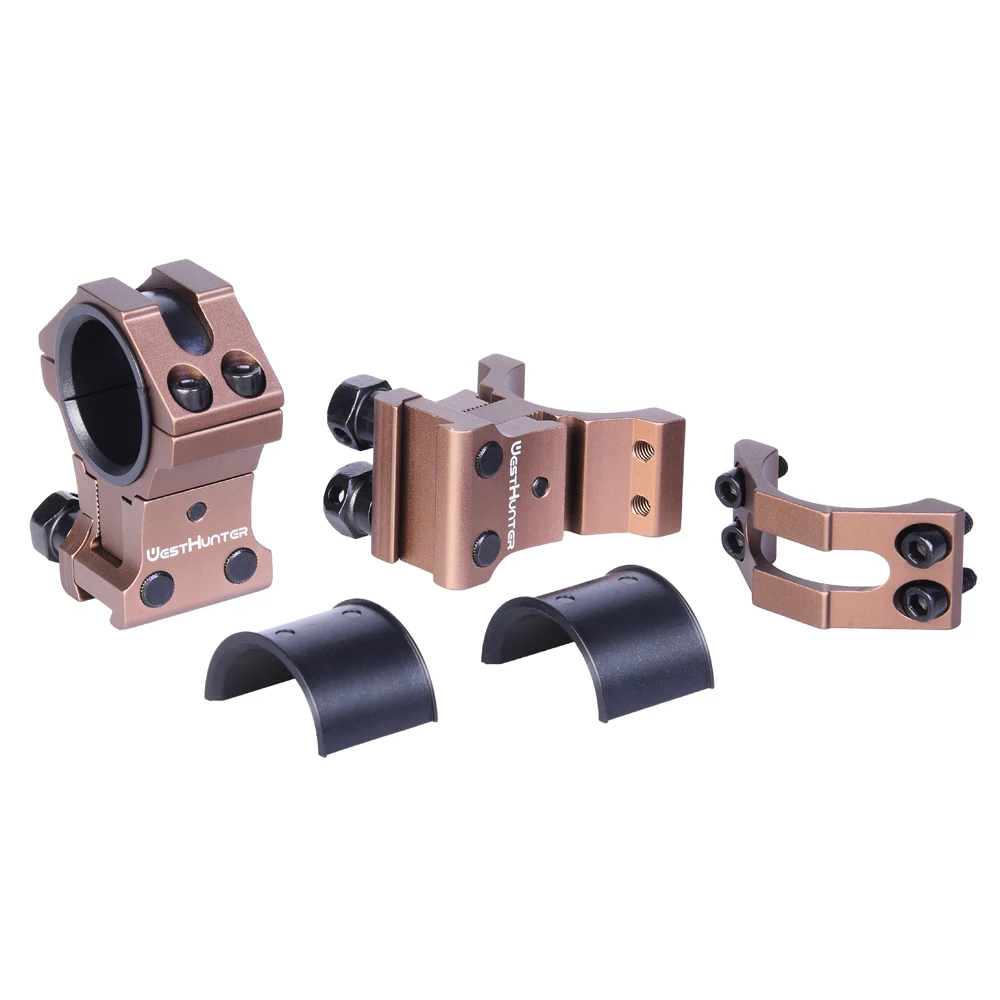 Westhunter Verstelbare Profiel Zwaluwstaart Riflescope Mounts 1 ''/30Mm Center Hoogte 21 Tot 28Mm Optische Bezienswaardigheden 11mm Rails Ringen