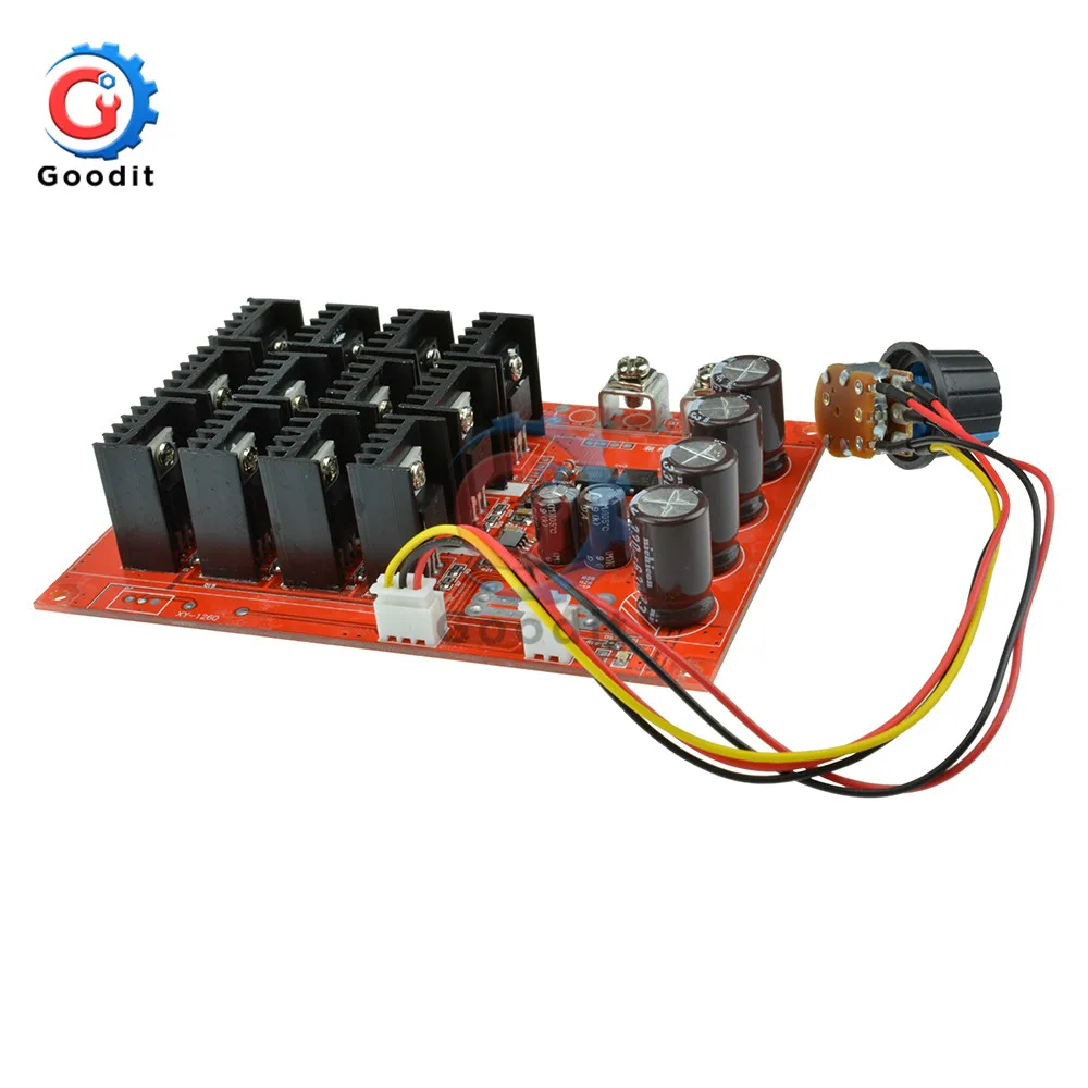 Adjustable DC Motor Speed Controller 10-50V 60A PWM HHO RC 12V 24V 48V 3000W Regulation 5-100% With Extension Control Switch