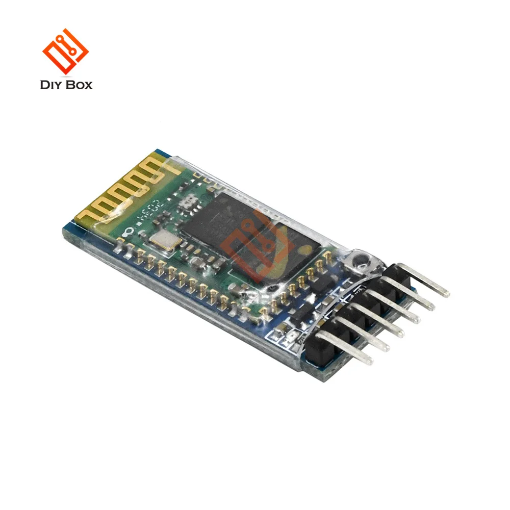 Módulo inalámbrico HC-05 HC05 para Arduino Serial 6 Pin Bluetooth RF receptor transceptor módulo RS232 Master Slave 3,3 V