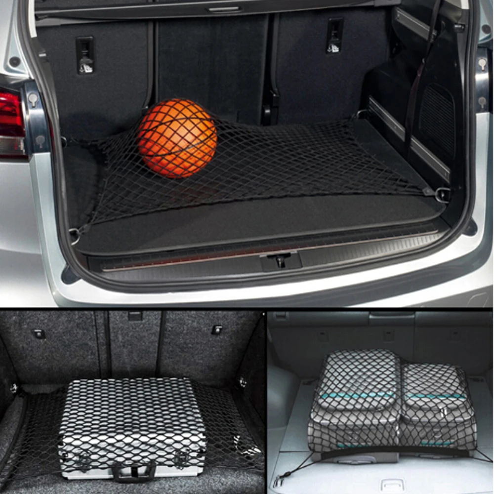 Car Trunk Mesh Net Cargo Bag For Subaru Forester Outback Legacy Impreza XV BRZ VIZIV LEVORG Ascent Exiga