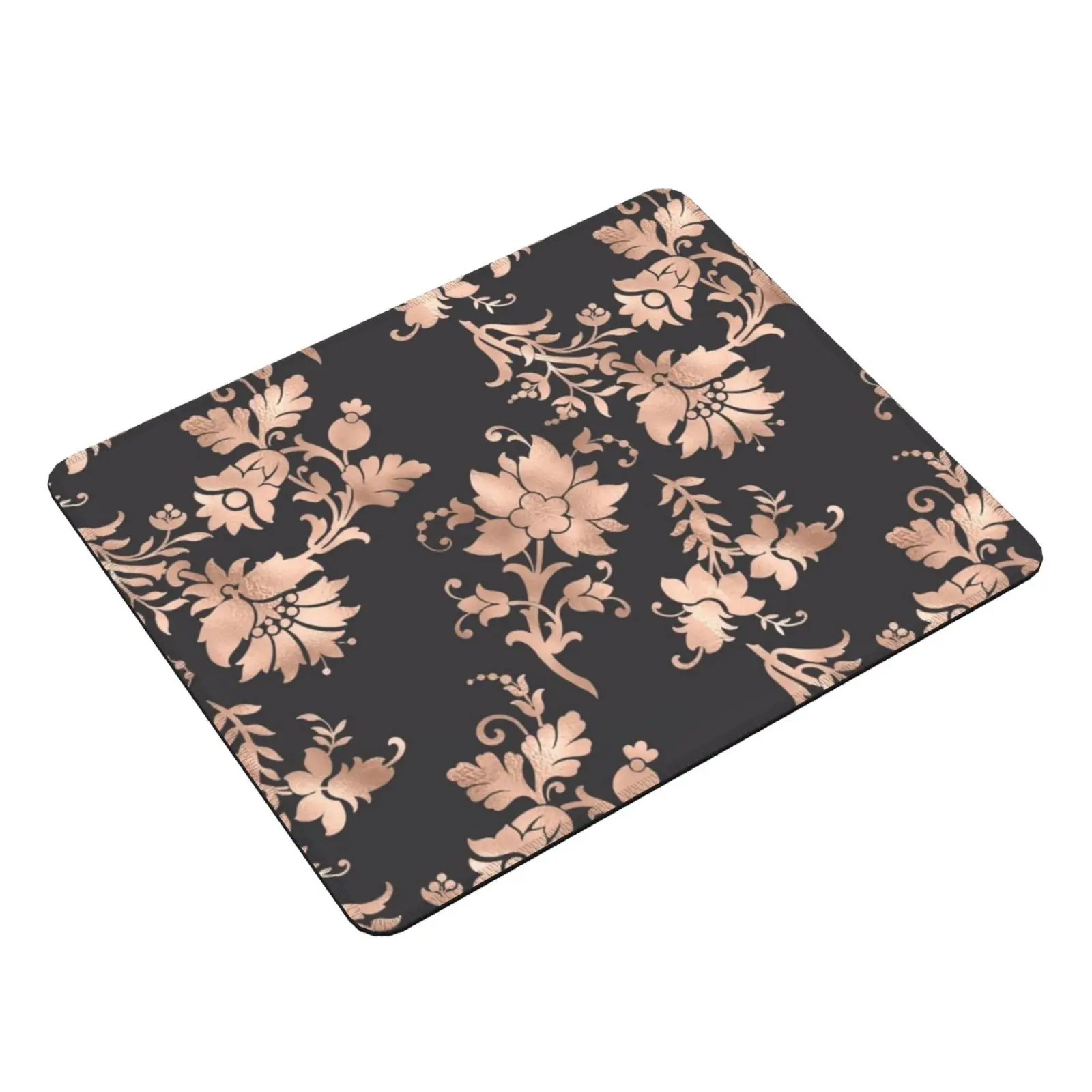 Rose Gold Art Deco On Charcoal Patterns Mouse Pad 142 Rose Gold Rose Gold Pink Pink Gold Golden