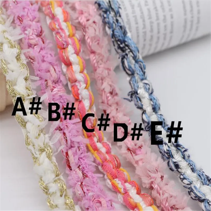 1.5cm network new French hand-woven ribbon lace clothing jacket DIY material