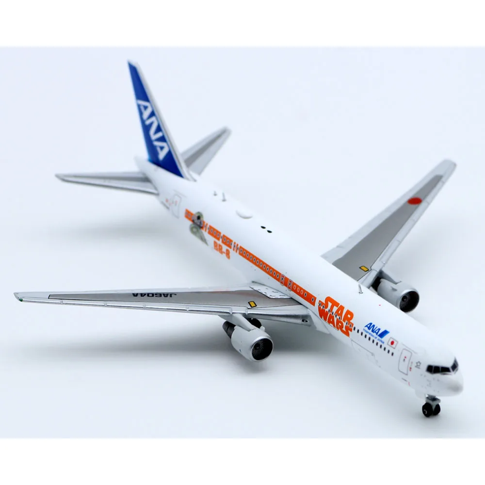 1:500 Model Samolotu Kolekcjonerskiego ze Stopu JC Wings PX5006 ANA All Nippon Airways Boeing 767-300ER, Odlewany Model Samolotu JA604A ze Stojakiem