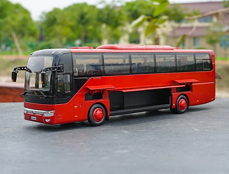 Original Authorized Authentic 1:42 ZK6122h9 bus model Diecast classic toy bus For Christmas gift,Collection,Decoration