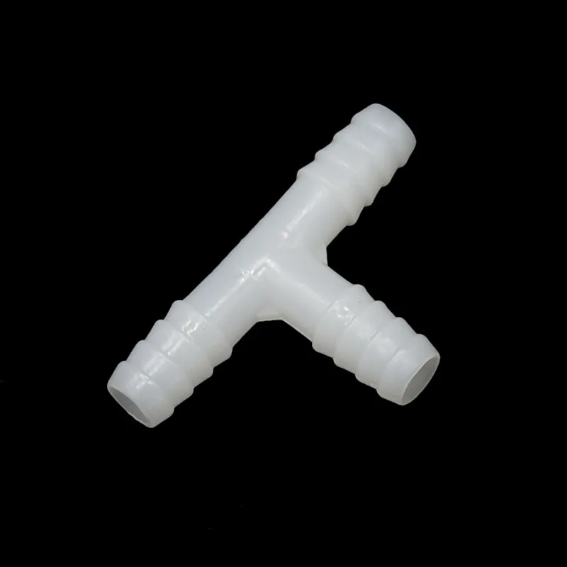 10mm Hose Tee Barb Connector Water Splitter T type Agriculture Garden Irrigation Water Quick  Coupling Pipe Fittings 10 Pcs