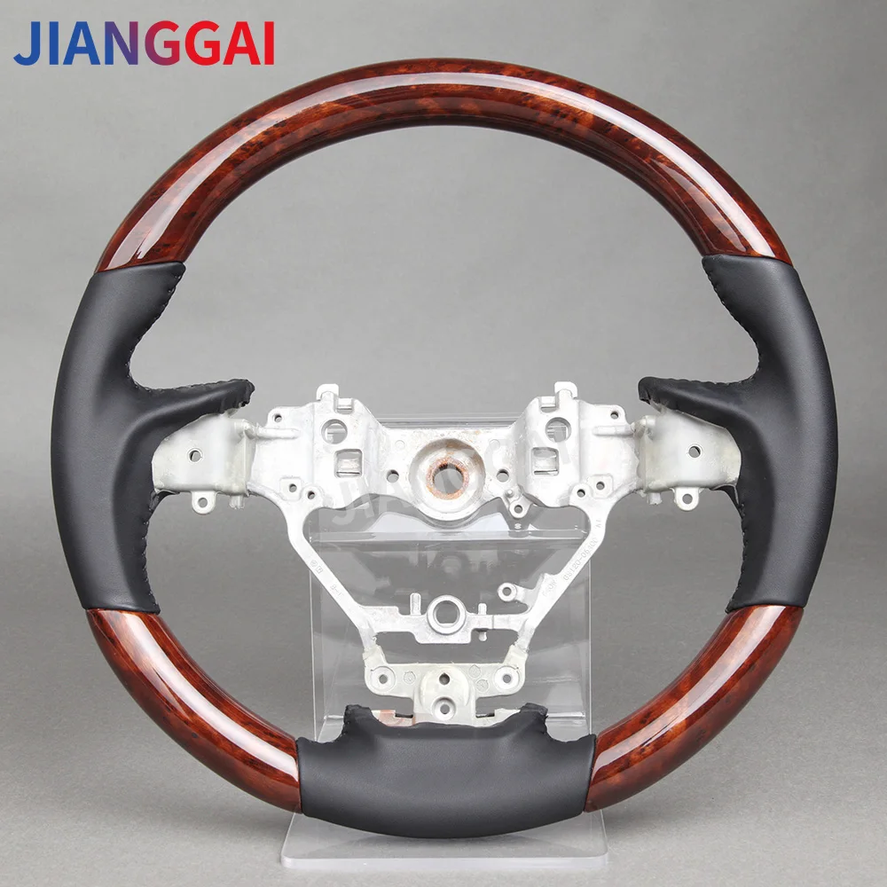 

Wooden Car Steering Wheel Leather For Lexus ES 2015-2020 RX 2016-2020 LX 2016-2019