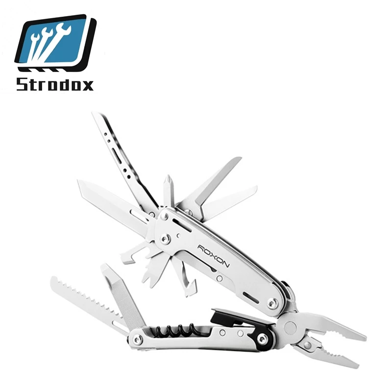 Mini Knife Screw Multifunction Fold Pliers Camping Barbecue Fishing Repair Portable Multi-tool Pliers Hand Tool car survival