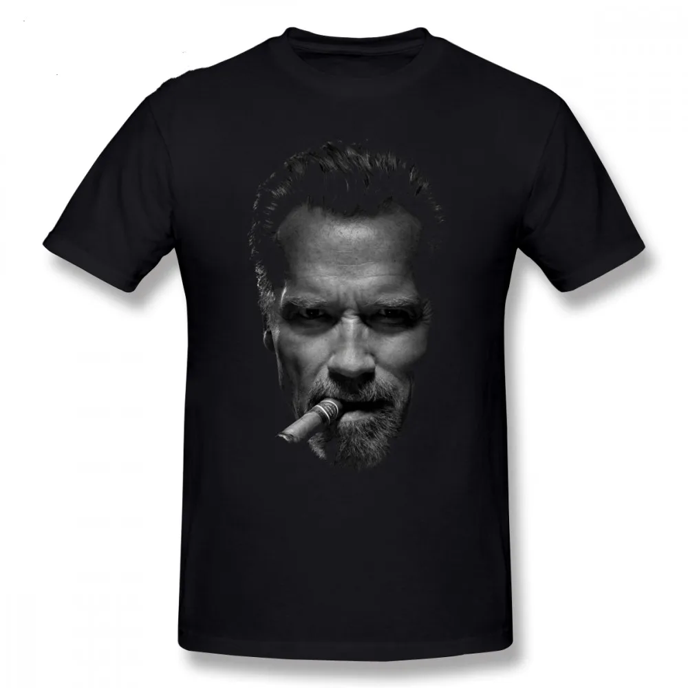 Mens Arnold Schwarzenegger T Shirts Arnold Schwarzenegger T-Shirt Classic 100% Cotton Tee Shirt Printed Male Cute Tshirt