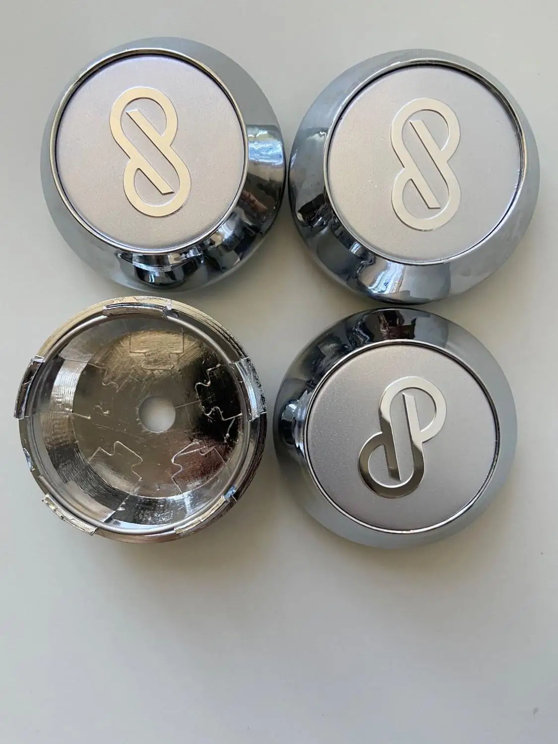 4 adet/grup 65MM araba için tekerlek merkezi Hub Caps ENKEI amblemi logosu krom