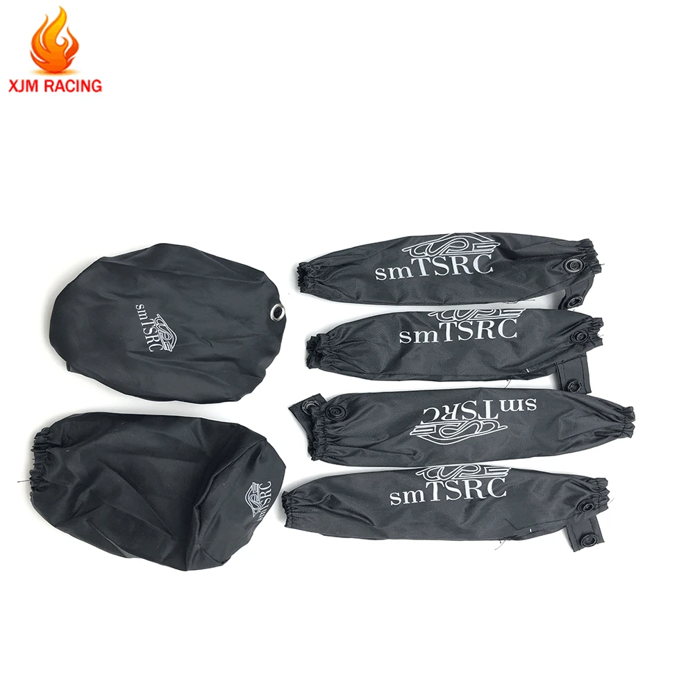 TSRC Front OR Rear Shock Absorber Dustproof Cloth Air Filter Pull Starter Cover for 1/5 Hpi Rovan Km Rofun Baja Parts