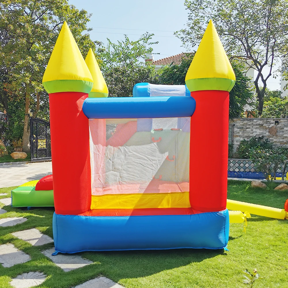 Inflatable Bounce House For Kids 3.5x3x2.7m Inflatable Jumping Trampoline Oxford PVC Inflatable Games Castle Bouncer Castle