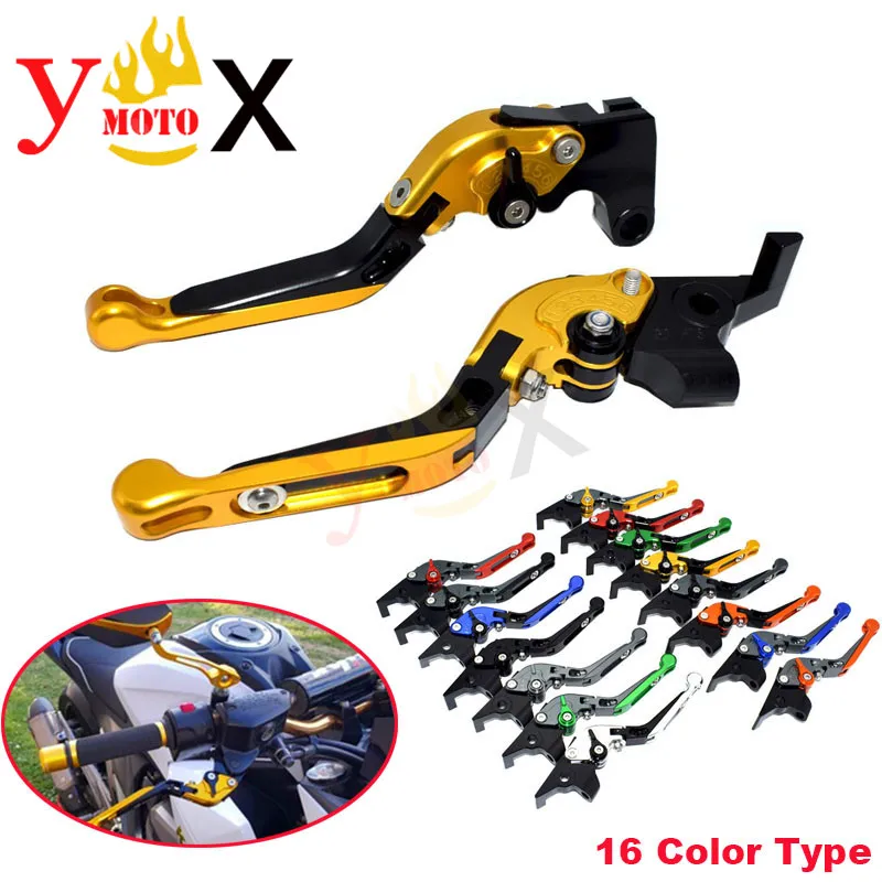 

CNC Folding Extendable Brake Clutch Levers For Honda VF750S SABRE 82-86 VFR750 91-97 VFR800/F 02-16 VTR1000F 98-05 CBF1000 06-09