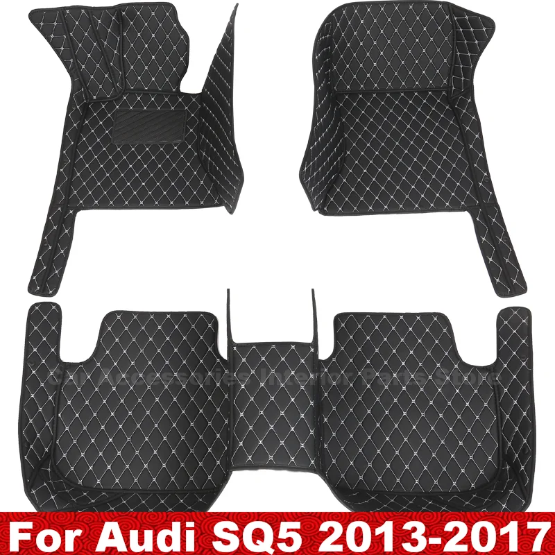 

Автомобильные коврики для Audi SQ5 2017 2016 2015 2014 2013, автомобильные аксессуары, внутренние части, водонепроницаемые противогрязные коврики