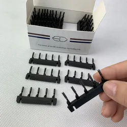 Second generation 6D-2 buckles hair Extension Clips for human Hair Extensions tools Black Brown Blonde 6D Hair Extension Machine