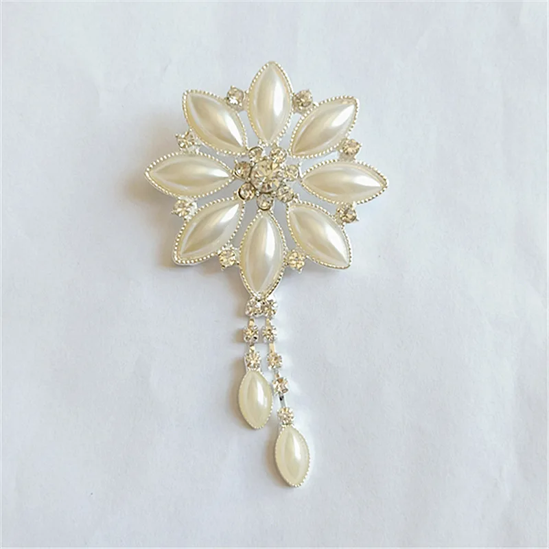 Pendentifs en strass pour vêtements, 2 pièces/lot, perles, boutons à coudre pour vêtements, bricolage, collier de cheveux, broche, nœud de cheveux, bricolage, accessoires bijoux