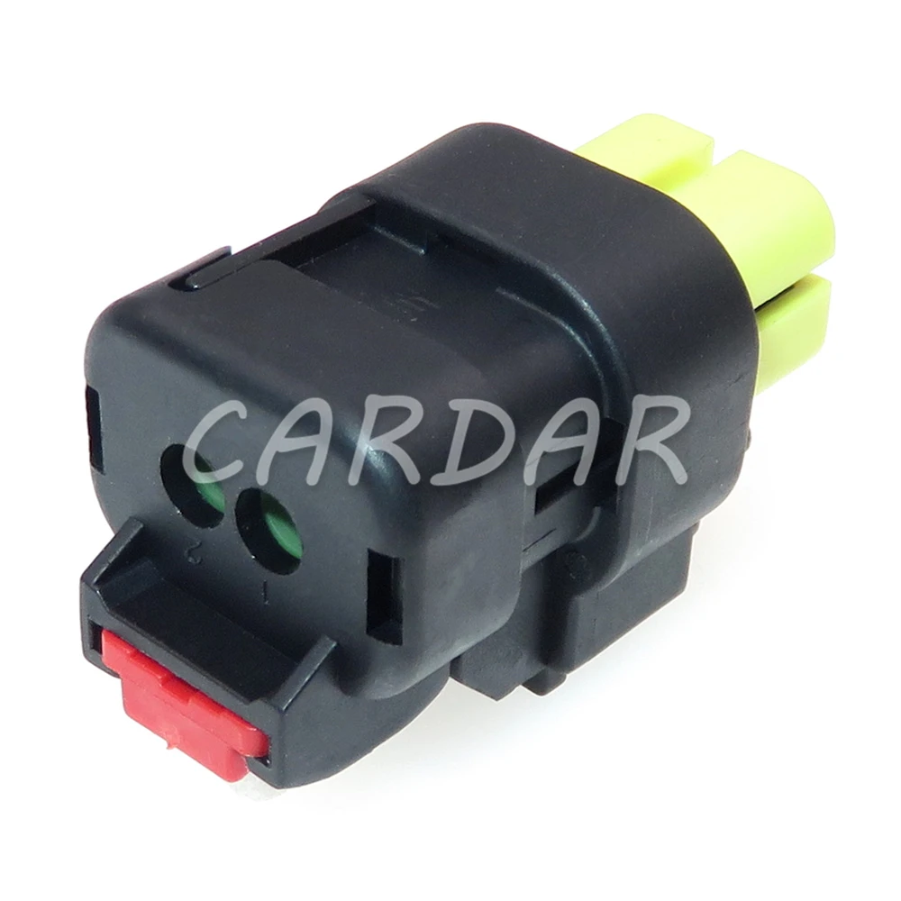 1 Set 2 Pin 776427-3 Yellow Automotive C6.4 Engine Timing Sensor Wiring Socket AC Assembly For CAT320D