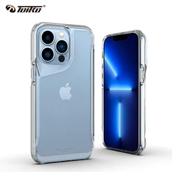 TOIKO-Titan Clear Thick Shockproof Protection Case for iPhone 13 Pro, Back Cover, Rigid PC TPU Hybrid Phone, Bumper Armor Shell