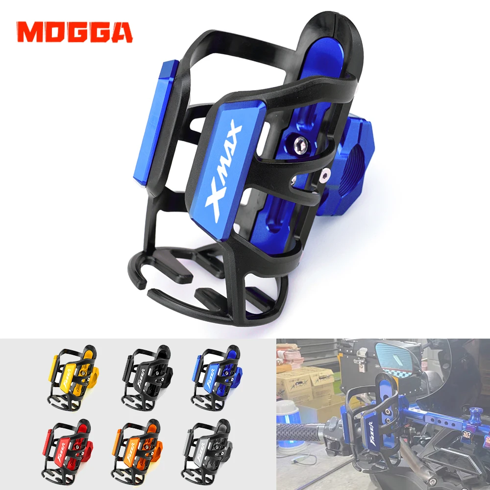 

For YAMAHA XMAX300 XMAX400 XMAX125 XMAX X-MAX 125 250 300 400 Motorbike Beverage Water Bottle Cage Drink Cup Holder Sdand Mount