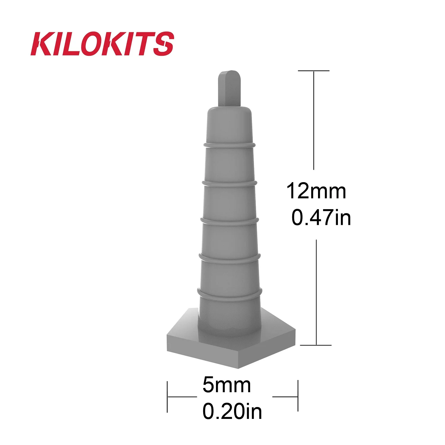 1/72 6 sets 24pcs Plastic Traffic Cones and Barriers Road Military Diorama Building Kits Miniature Accessories