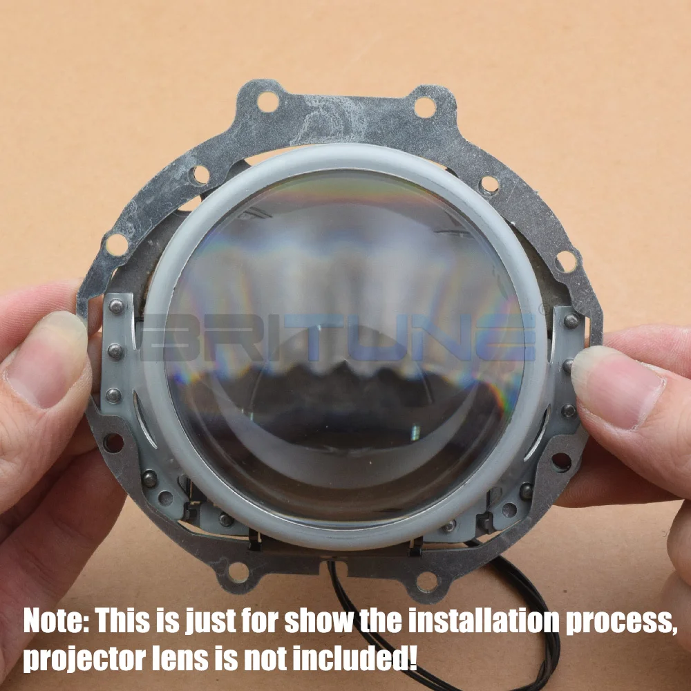 Installation Bracket Mount Frame For Mitsubishi Pajero Wagon IV Van SHOGUN Headlight Hella Bi-xenon Projector Lens Accessory