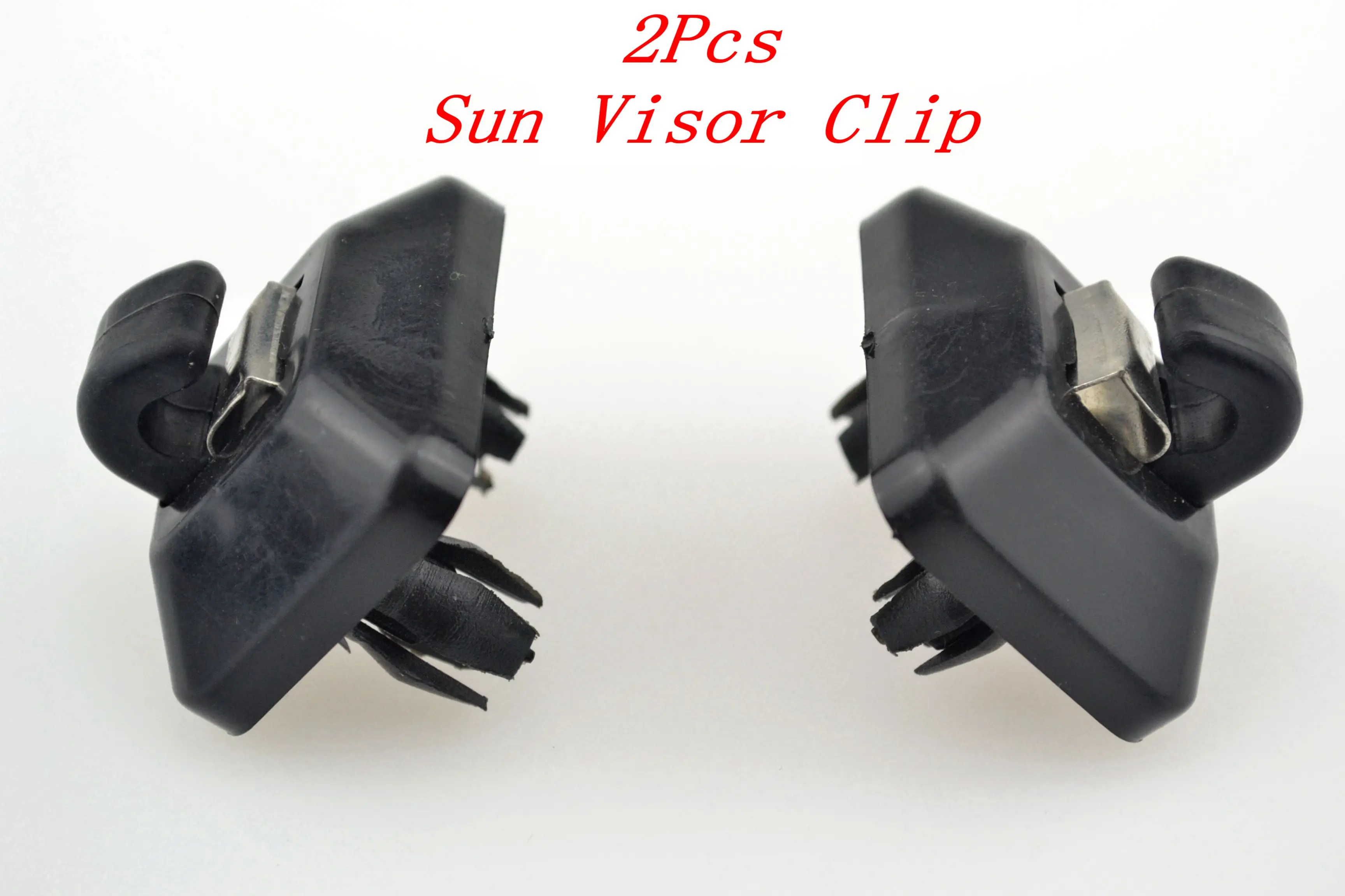 2Pcs Black Interior Sun Visor Clip Bracket Screws Holder Hook For Audi A1 A3 S3 A4 S4 A5 S5 Q3 Q5 TT 8E0857562A