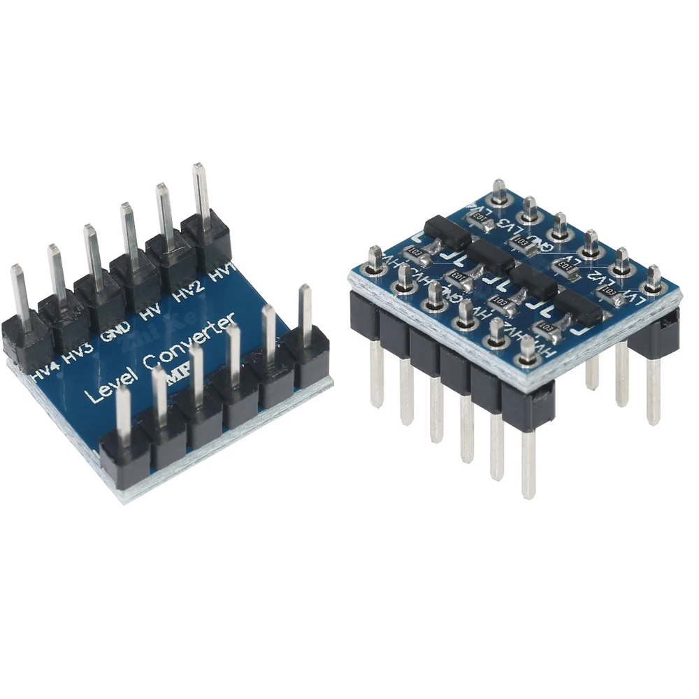 10Pcs Iic I2C Logic Level Converter Bi-Directionele Board Module 5V 3.3V Dc Module Voor Arduino met Pins Hoge Lage Spanning
