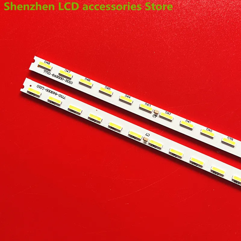 Для SKYWORTH HS1555-R4900300-01 49E710U 7710-649000-LR010 CRH-A4970201204L485 54 см 48 светодиодных лент для подсветки слева + справа