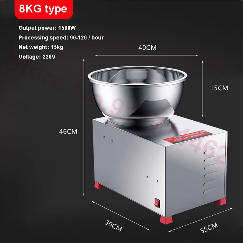 Thương Mại Bột Bột Trộn Bánh Mì Nhào Máy Hộ Gia Đình Nhỏ Thực Phẩm Inox Pha Máy