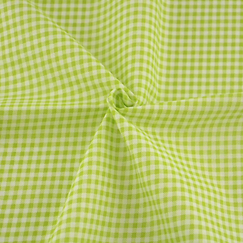 Rosa und weiß karierter Baumwollstoff zum Nähen von Steppdecken, Puppenzubehör, Material, Patchwork-Stoff im Meterware, dünn – Detail 28