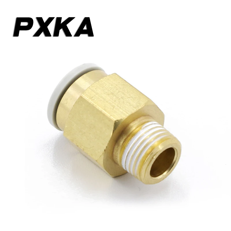 2PCS SMC-type pneumatic connector rapid air pipe rapid insertion through KQ2H04 06 08 10-M5/01/02/03/04S