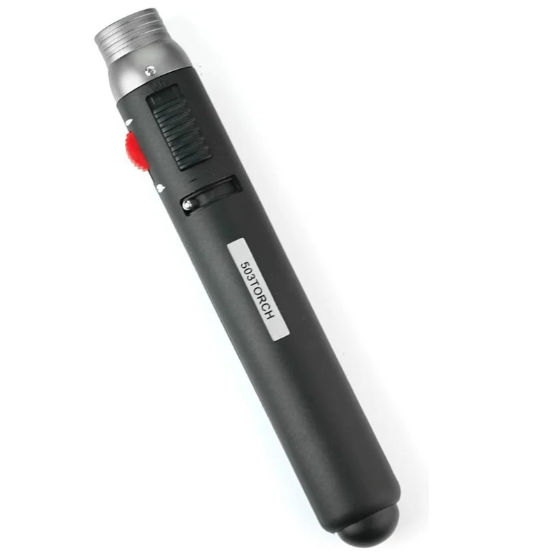 BBQ Mua Mini Phản Lực Bút Chì Ngọn Lửa 503 Đèn Pin Gas Butane Nhiên Liệu Hàn Hàn Bật Lửa Phản Lực Ngọn Lửa Di Động Bút Butan Không bao Gồm