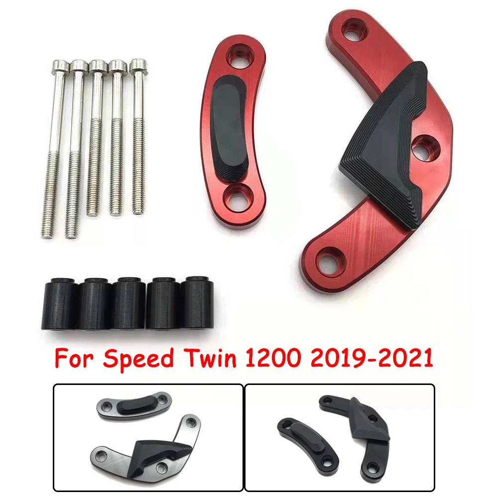 

Motorcycle CNC Aluminum Engine Crash Guard Stator Cover Slider Falling Protector For Triumph Speed Twin 1200 2019-2021