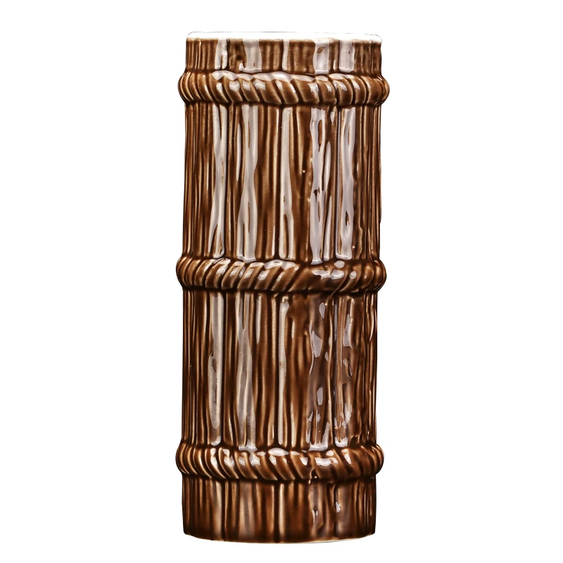 410 مللي السيراميك تيكي القدح الخزف الإبداعي البيرة النبيذ القدح كوب بار أداة #5