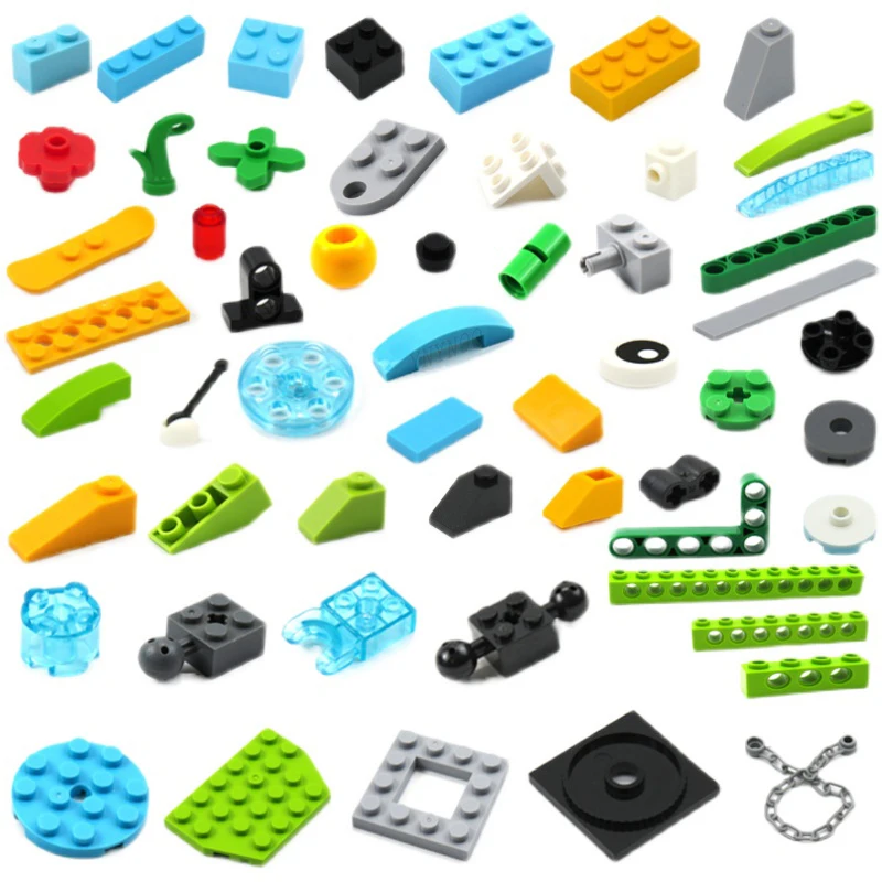 276 pz/set MOC Technci Vigas de engranagens Do Eixo e conectori di Blocos de Construo Tijolos Kit di piselli per 45300 WeDo 2.0