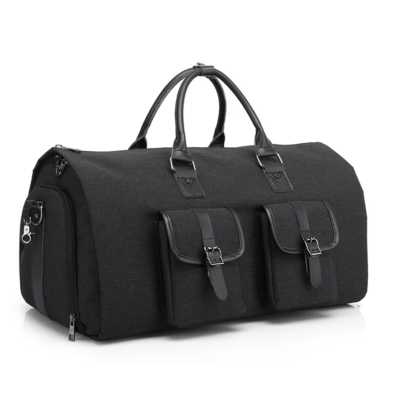 Imagem -04 - Multifuncional Masculino Duffle Bolsa Grande Capcocidade Bolsas de Bagagem à Prova Impermeável Água Viagem Terno Bolsa de Armazenamento com Sapatos Bolsa Organizador