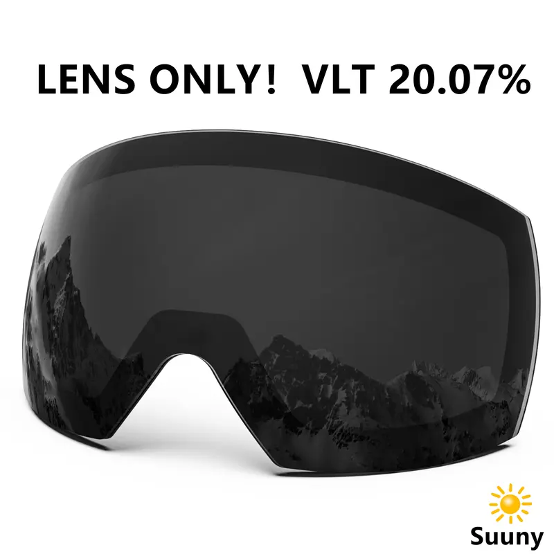 Maxjuli Ski Goggles Only Lens Winter Snow Sports with Anti-fog for Men Women Youth Skiing Skating mask ONLY LENS FOR M6 - Image 14