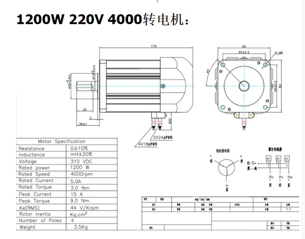 Imagem -05 - Jogo de Controle sem Escova da Movimentação do Motor para a Frente e Reverso 220v 550w 750w 1.2kw 80bl