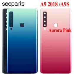 For SAMSUNG Galaxy A9 2018 A920 Back Battery Glass Cover A9S Rear Door Housing Case Replacement For SAMSUNG A9S Battery Cover