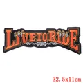 LIVE TO RIDE red