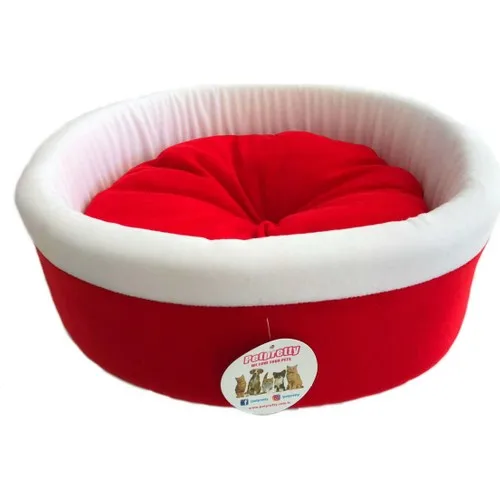 Pet Pretty Special Bagel Bed Red