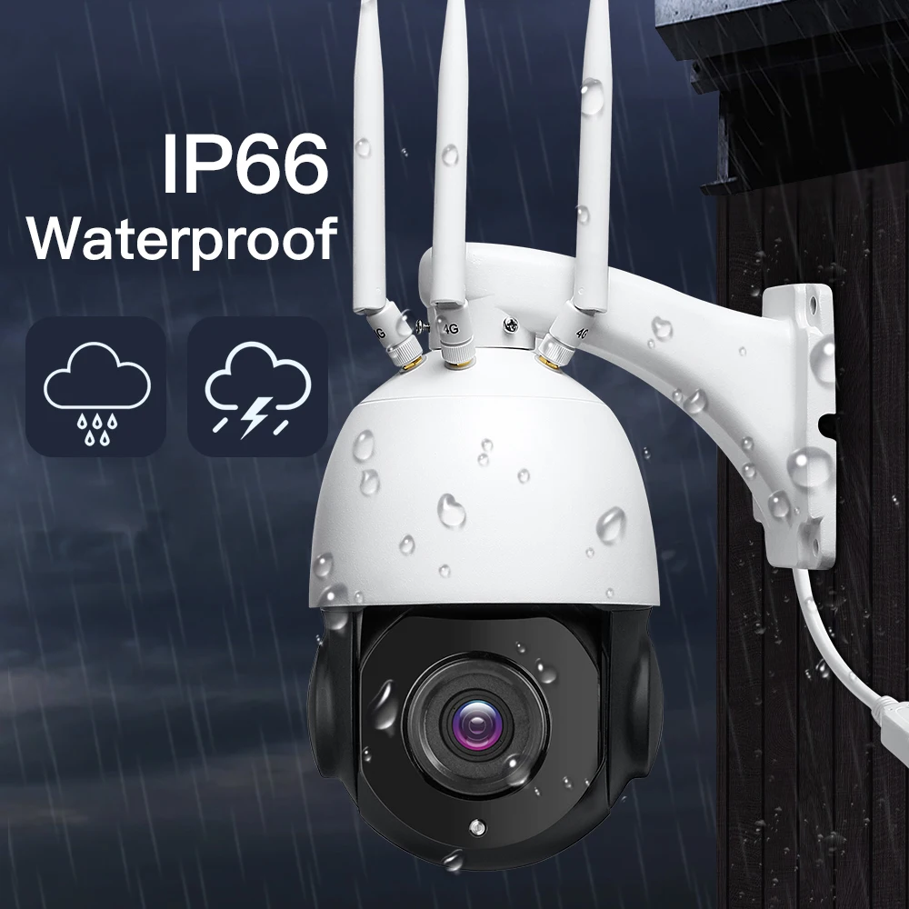 Cámara IP inalámbrica 3G 4G PTZ 1080P HD 30X Zoom óptico WiFi cámara de seguridad al aire libre 80M IR visión nocturna CCTV cámara de vigilancia