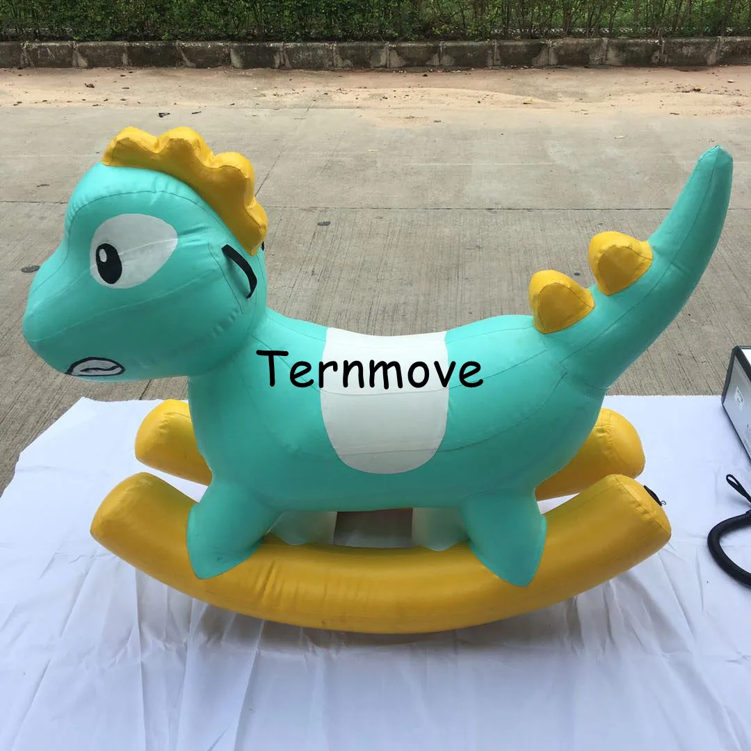 

Trade Shows popular riding toy rocking horse toy inflatable pony in advertising inflatable Ride on toys Rocking Dinosaurs