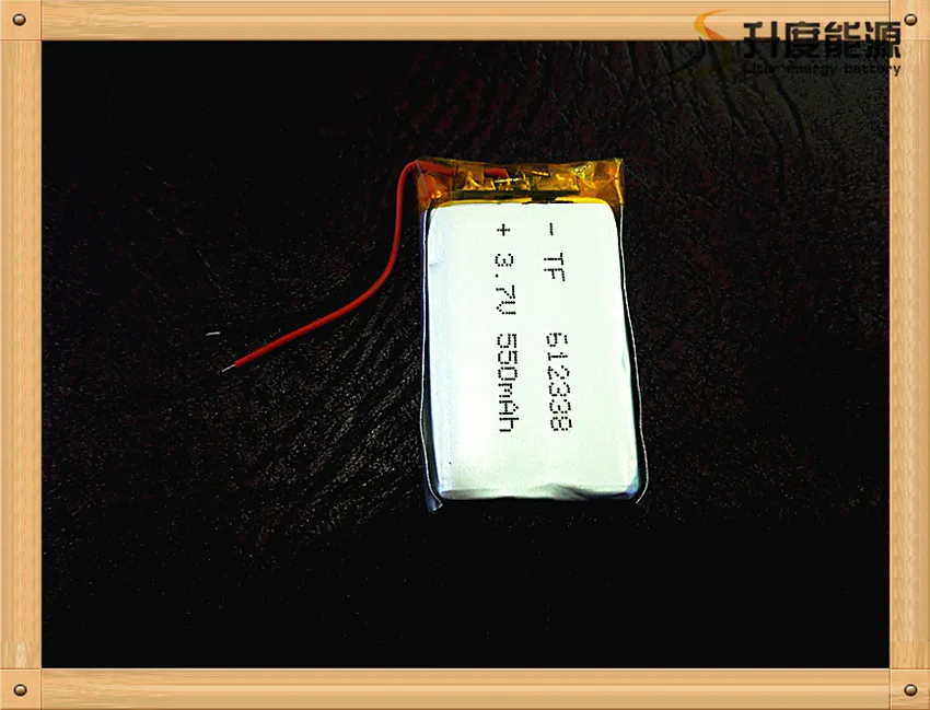 small capacity rechargeable li-ion batteries 3.7v 550mah 612338 for toys LJ