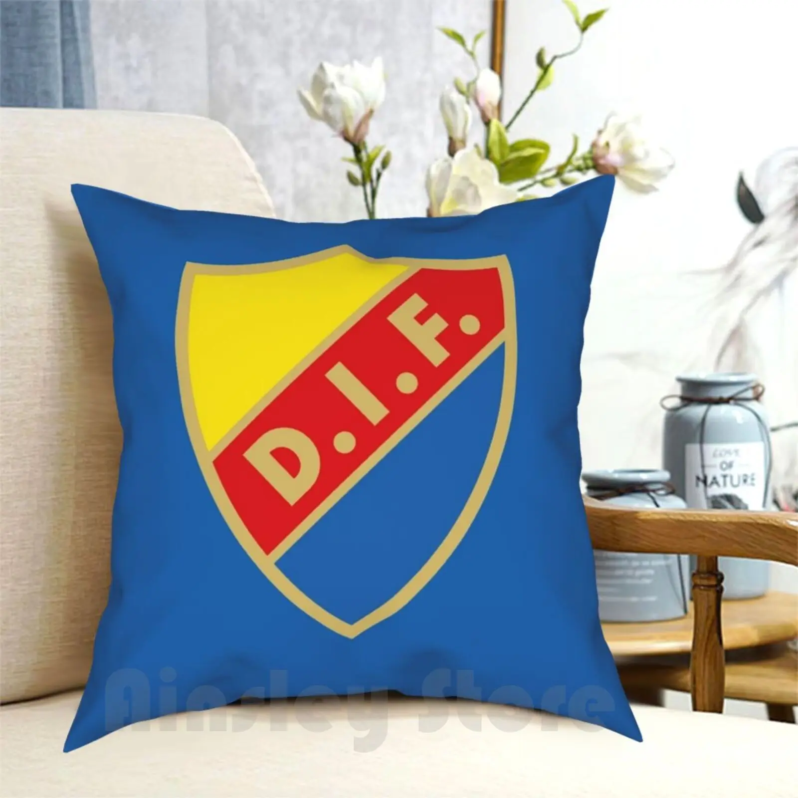 Djurg ? Rdens If Pillow Case Printed Home Soft DIY Pillow cover Djurg ? Rdens If Sport Game Ice Hockey